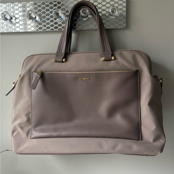 Samsonite Taupe Laptop Bag - Picture 7 of 9